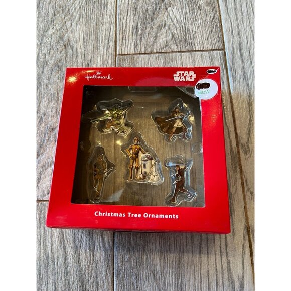 HALLMARK STAR WARS - Christmas Tree Ornaments,‎ set of 5 - Year 2013 Clone Wars - Picture 1 of 5